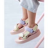 004-マルチ2 | ふわもちボリュームソール スポーツサンダル 子供服 | devirock