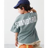 Dサックス | 綿100％型崩れしにくい STANDARD バックロゴプリント半袖Tシャツ | devirock