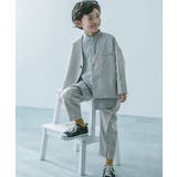 005-Lグレー | フォーマル ノーカラージャケット セットアップ | devirock