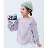 DバイオレットBD | もちもちストレッチ ガールズ ハート刺繍 | devirock