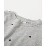 ハート総柄 長袖Tシャツ 子供服 キッズ 女の子 ロンT トップス | devirock | 詳細画像9 