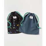 006-ペンキ-アビスブルー | 2枚セット速乾シワになりにくい バケット型巾着 大サイズ | devirock