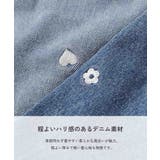 ハートと花がえらべる 刺繍 デニムショートパンツ | devirock | 詳細画像2