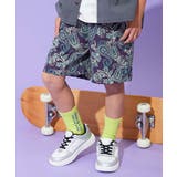 007-ペイズリー-Dネイビー | デザインいろいろ 無地ワンポイント＆総柄 ミニ裏毛ハーフパンツ | devirock