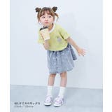 ハート刺繍 ライトオンスデニムスカッツ 子供服 | devirock | 詳細画像5 