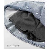 ハート刺繍 ライトオンスデニムスカッツ 子供服 | devirock | 詳細画像9 