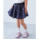 002-ワンウォッシュ | ハート刺繍 ライトオンスデニムスカッツ 子供服 | devirock