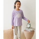 056-フラワー-Gライラック | 綿100％ デビラボ ROOM | devirock