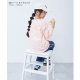 綿100％デビラボガールズ BIGシルエットプリント袖リブ長袖Tシャツ 子供服 | devirock | 詳細画像13 
