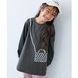 012-バッグ-スミクロ | 綿100% デビラボプリント 長袖チュニック | devirock