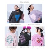 綿100% デビラボガールズ BIGシルエットプリント袖リブ長袖Tシャツ | devirock | 詳細画像3