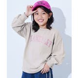 002-ロゴ1-Lグレー | 綿100% デビラボガールズ BIGシルエットプリント袖リブ長袖Tシャツ | devirock