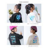 綿100% デビラボ×きらっとメタリック ガールズプリント長袖Tシャツ | devirock | 詳細画像4