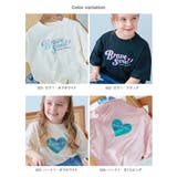 綿100％ デビラボ×きらっとメタリック ガールズBIGシルエットプリント半袖T… | devirock | 詳細画像2 