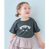 007-ネコ‐スミクロ | 綿100% デビラボガールズ プリント半袖Tシャツ | devirock