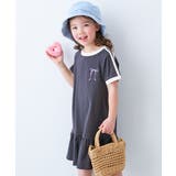 スミクロ | サイドライン ティアード 半袖ワンピース | devirock