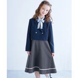 001-Dネイビー-チャコール | フォーマル ガールズ スカート | devirock