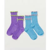 003-マルチ3 | 2足セット ネオンカラー メロウリブソックス | devirock