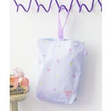 003-ブルー | ハートデザイン シューズバッグ 子供服 | devirock