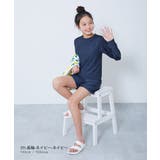 UVカット 女児 セパレートTシャツ&パンツ型スクール水着 | devirock | 詳細画像9 