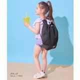 メッシュ切り替え ガールズプールバッグ ナップサック | devirock | 詳細画像5 