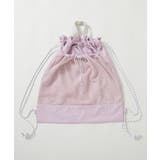 メッシュ切り替え ガールズプールバッグ ナップサック | devirock | 詳細画像12 