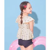 001-ハート-アイボリー | えらべるデザイン ボリュームフリル UVカットセパレート水着 | devirock