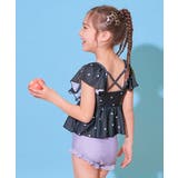 002-ハート-ブラック | えらべるデザイン ボリュームフリル UVカットセパレート水着 | devirock