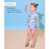 UVカット フリルがかわいいラッシュ水着 セットアップ | devirock | 詳細画像2 