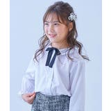 011-黒リボン-ホワイト | フォーマル 襟がえらべる デザインブラウス | devirock