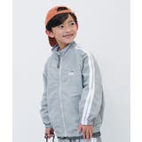 013-ライン-ストーンブルー | 水はじく撥水ナイロン ライントラックジャケット セットアップ可能 | devirock