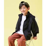 001-ブラック-Lグレー | 水はじく 撥水ナイロン フードが収納できるウインドブレーカー | devirock