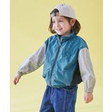 002-アッシュブルー-ブラック | 水はじく 撥水ナイロン フードが収納できるウインドブレーカー | devirock