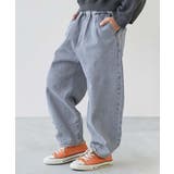 ブリーチ | ストレッチデニム ルーズタックパンツ 子供服 | devirock