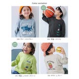 綿100％ デビラボ BIGシルエットプリント袖リブ長袖Tシャツ | devirock | 詳細画像4 