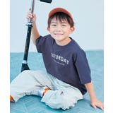 001-ロゴ-Sネイビー | イージーウォッシュ防汚 デビラボBIGシルエット プリント半袖Tシャツ | devirock