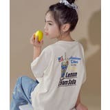 008-ドリンク-オフホワイト | 綿100％デビラボ スーパーBIGシルエット プリント半袖Tシャツ | devirock