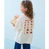 008-パン-オフホワイト | 綿100％ デビラボ×モーニング フォトプリント半袖Tシャツ | devirock