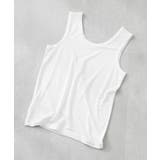 001-タンク-ホワイト | えらべる袖丈 どっちも前 インナーシャツ | devirock