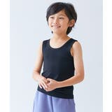 002-タンク-ブラック | えらべる袖丈 どっちも前 インナーシャツ | devirock