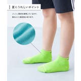 3足セット ネオンカラーメッシュ切り替え スニーカー丈ソックス | devirock | 詳細画像4 