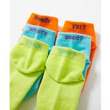 3足セット ネオンカラーメッシュ切り替え スニーカー丈ソックス | devirock | 詳細画像13 