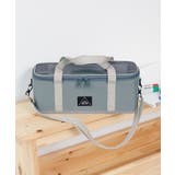 002-ダスティブルー | メッシュ切り替え バイカラー 絵の具バッグ(ショルダーストラップ付き) | devirock