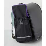 001-ブラック | たくさん収納できる ランドセル用サイドポケット リフレクター付き | devirock