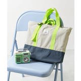 004-Lグレー | 持ち手が調整できる バイカラー レッスンバッグ | devirock