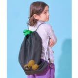 ブラック | 中身が見えにくい配色 メッシュプールバッグ ナップサック | devirock