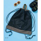 中身が見えにくい配色 メッシュプールバッグ ナップサック | devirock | 詳細画像7 