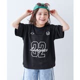 ブラック | 涼感サラッとメッシュ BIGシルエット ナンバリングプリント半袖Tシャツ | devirock