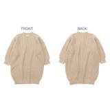 畦編みニットワンピース 女の子 長袖 | devirock | 詳細画像3 