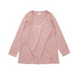 003-ダスティピンク | [devirock デビラボ プリント長袖チュニック | devirock